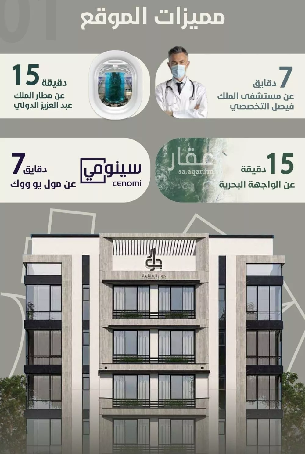 شقة للبيع في شارع ابو القاسم التنوخي, حي الروضة, مدينة جدة, منطقة مكة المكرمة 1 صورة
