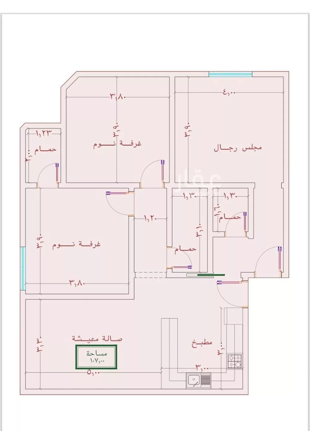 شقة للبيع في شارع الامير عبدالمجيد, حي الصواري, مدينة جدة, منطقة مكة المكرمة 1 صورة
