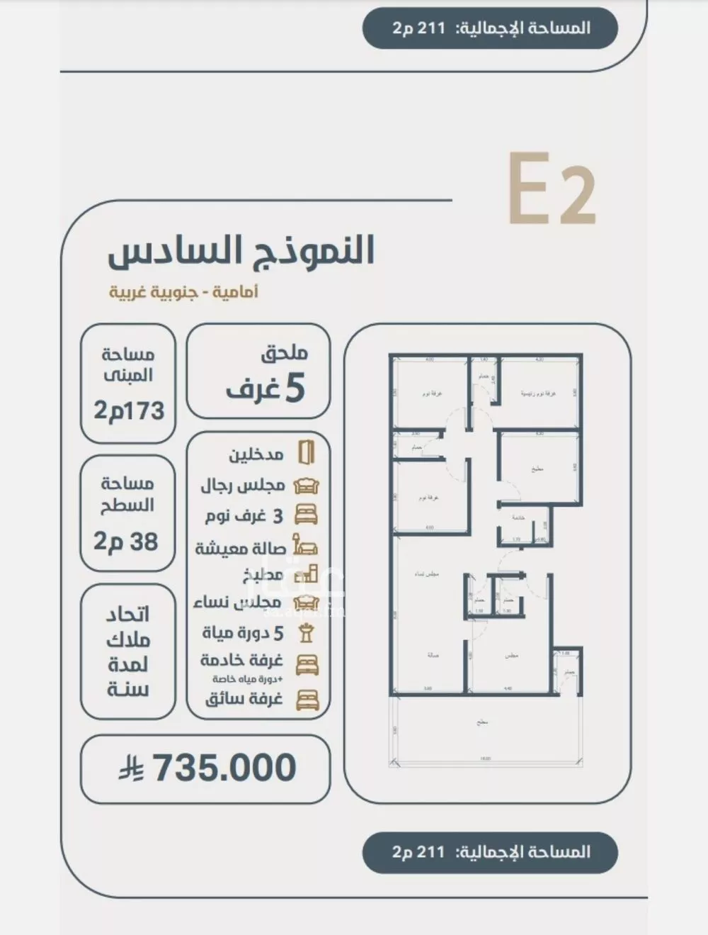 شقة للبيع في شارع ام مجييد الانصاريه, حي النعيم, مدينة جدة, منطقة مكة المكرمة 1 صورة