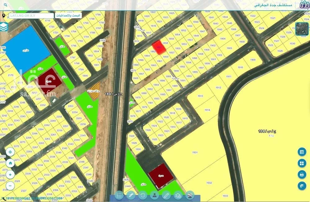 أرض للبيع في شارع فضيله الشيخ محمد حبيب الله, حي الرياض, مدينة جدة, منطقة مكة المكرمة 1 صورة