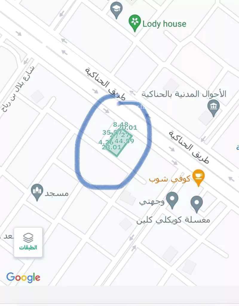 أرض للبيع في شارع الحناكية 48, حي الآمتداد الجنوبي لمخطط الحناكية, مدينة الحناكيه, منطقة المدينة المنورة 1 صورة
