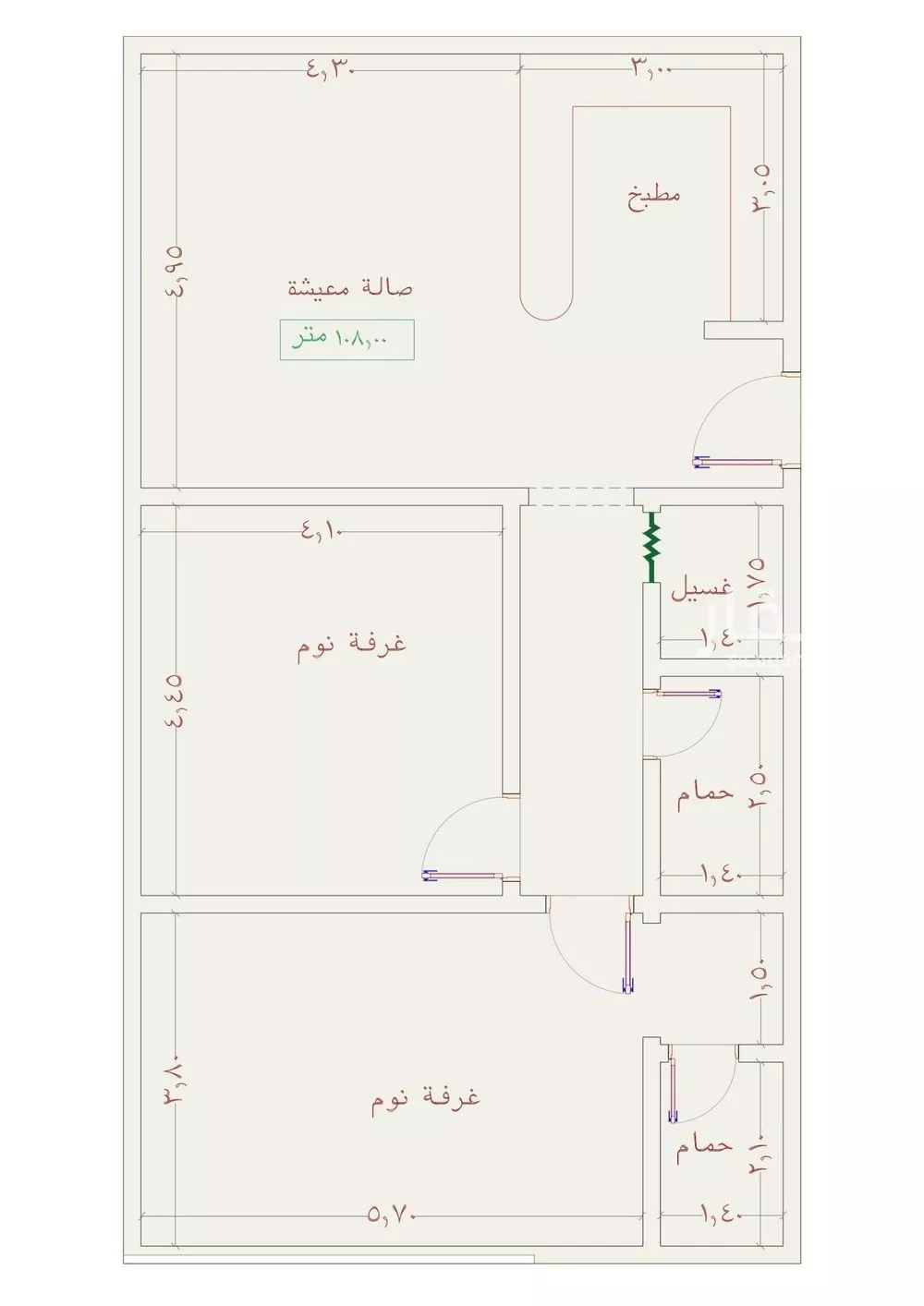 شقة للبيع في شارع عمر الخردلي, حي الجامعة, مدينة جدة, منطقة مكة المكرمة 1 صورة