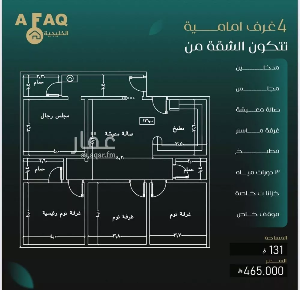 شقة للبيع في شارع صفوان بن المعطل, حي النزهة, مدينة جدة, منطقة مكة المكرمة 1 صورة