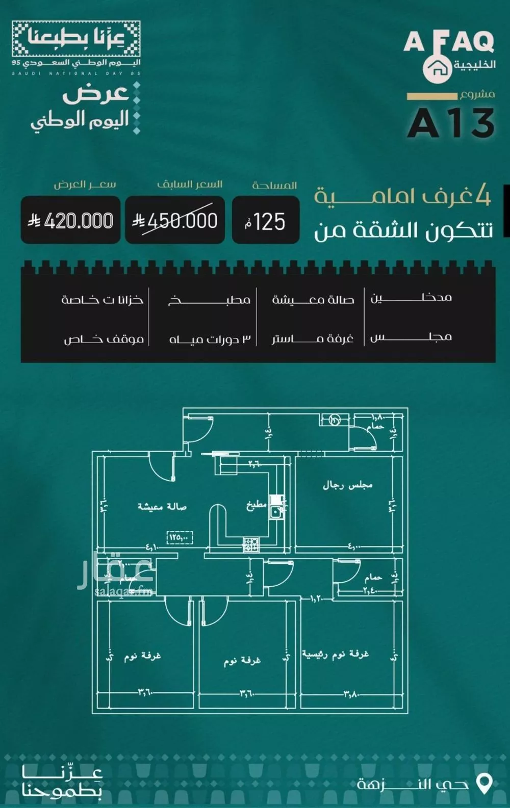 شقة للبيع في شارع طريق الملك فهد فرعي, حي النزهة, مدينة جدة, منطقة مكة المكرمة 1 صورة