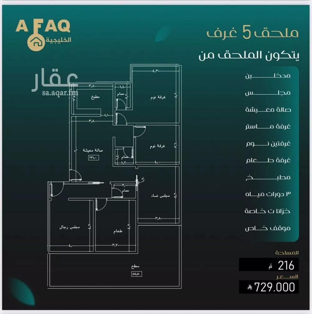 شقة للبيع في شارع صفوان بن المعطل, حي النزهة, مدينة جدة, منطقة مكة المكرمة 1 صورة