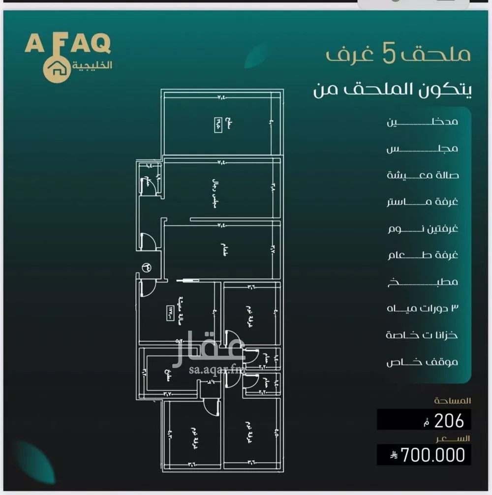 شقة للبيع في شارع حنيفة ابو حزيم, حي النزهة, مدينة جدة, منطقة مكة المكرمة 1 صورة