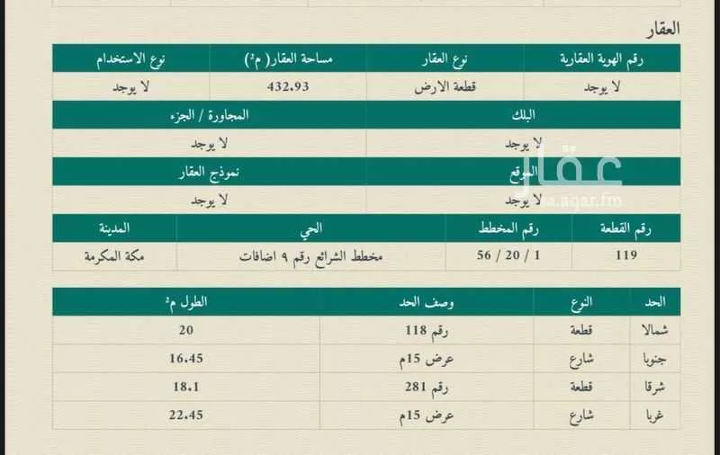 فيلا للبيع في شارع زهير بن أبي اميه بن المغيره رضي الله عنه, حي الشرائع, مدينة مكة المكرمة, منطقة مكة المكرمة 1 صورة
