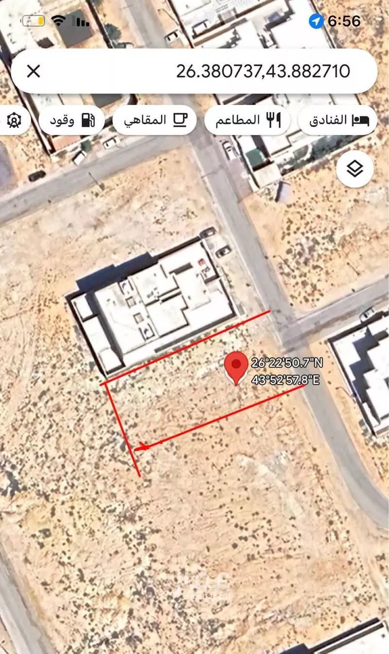 أرض للبيع في شارع الشقة 14, حي المنصورة, مدينة بريده, منطقة القصيم 1 صورة