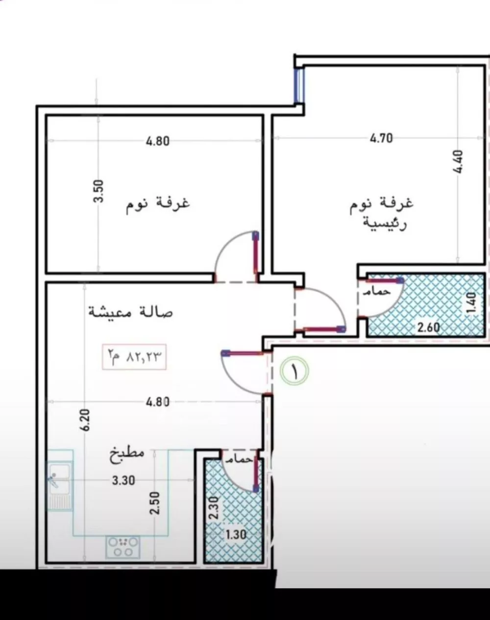 شقة للبيع في شارع الواحة, حي الواحة, مدينة جدة, منطقة مكة المكرمة 1 صورة
