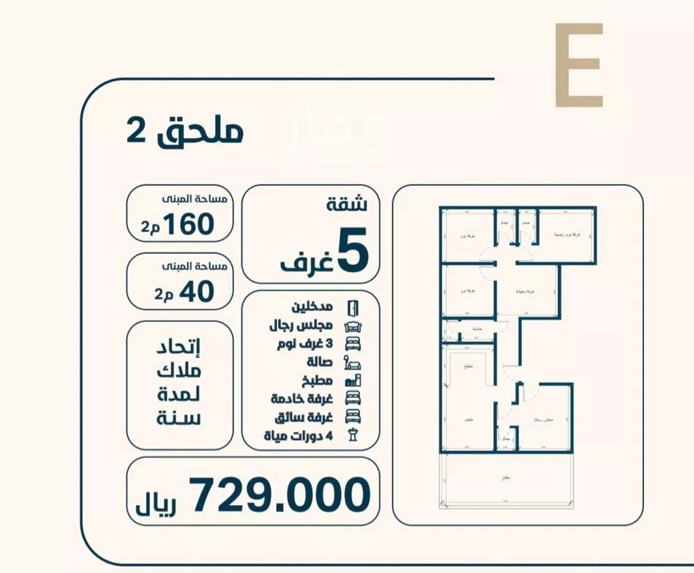 شقة للبيع في حي النعيم, مدينة جدة, منطقة مكة المكرمة 1 صورة