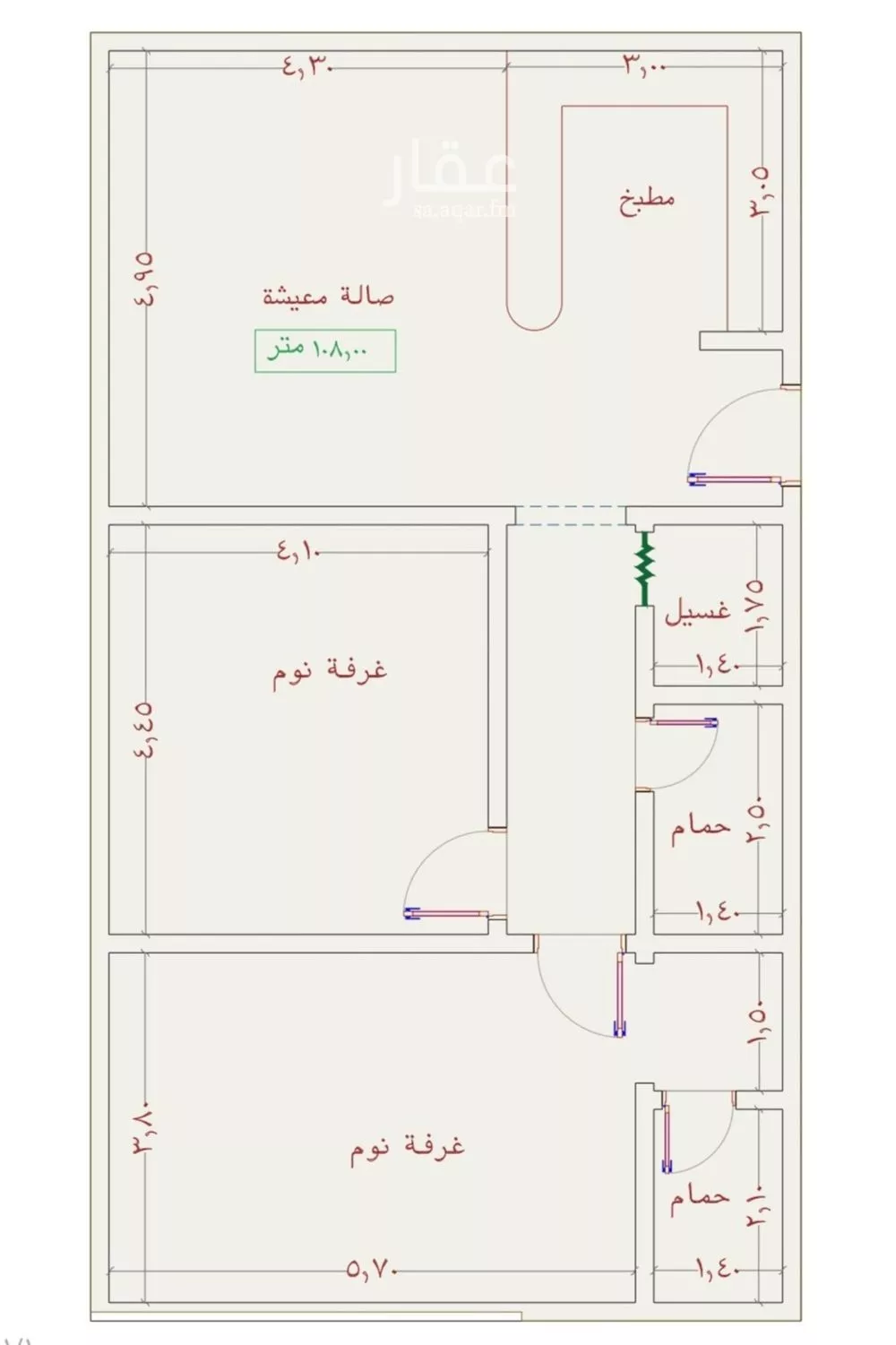 شقة للبيع في شارع عمر الخردلي, حي الجامعة, مدينة جدة, منطقة مكة المكرمة 1 صورة
