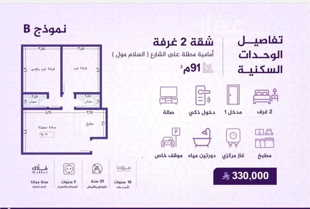 شقة للبيع في شارع طريق الملك عبدالله, حي الفيحاء, مدينة جدة, منطقة مكة المكرمة 1 صورة