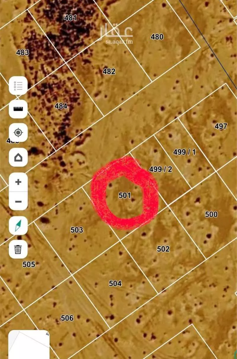 أرض للبيع في حي المستقبل, مدينة المجمعة, منطقة الرياض 1 صورة