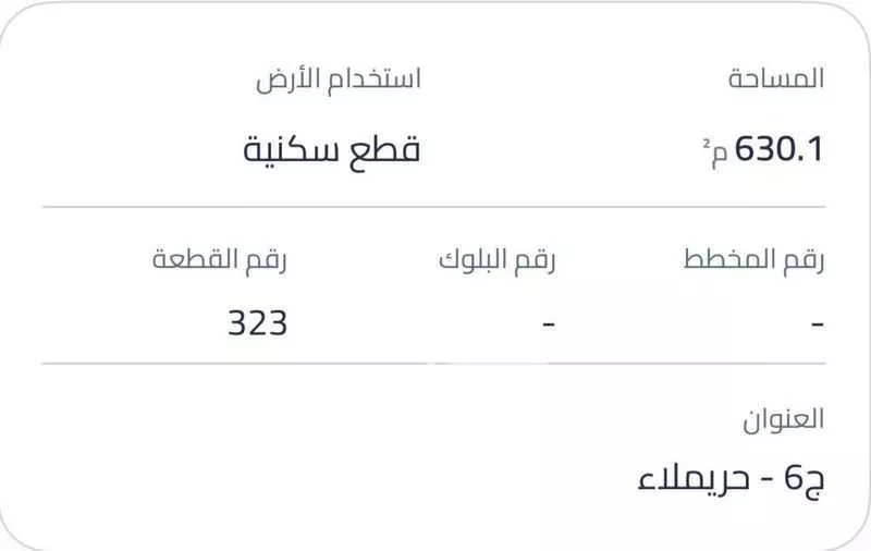 أرض للبيع في شارع اسمة الاستقامة, حي حي ج6, مدينة حريملاء, منطقة الرياض 1 صورة