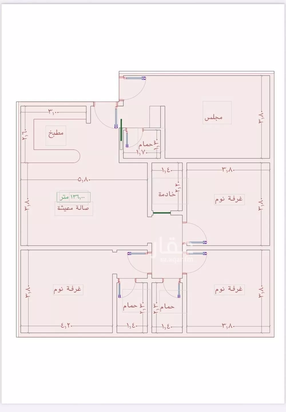 شقة للبيع في شارع السامر, حي الواحة, مدينة جدة, منطقة مكة المكرمة 1 صورة