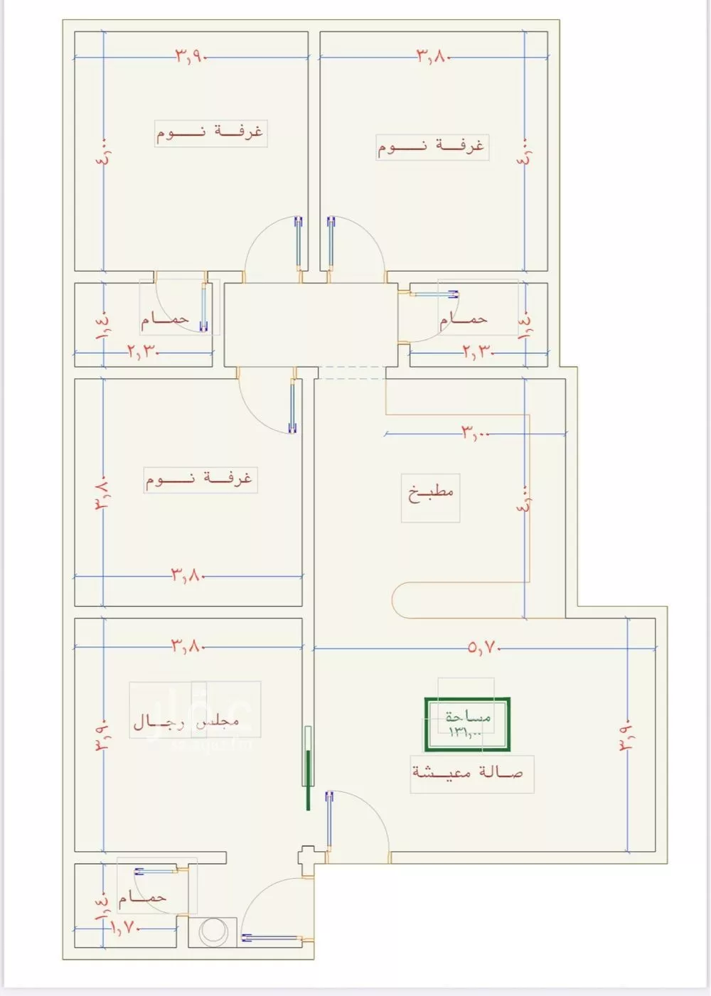 شقة للبيع في شارع يوسف الريحاني, حي الفيصلية, مدينة جدة, منطقة مكة المكرمة 1 صورة