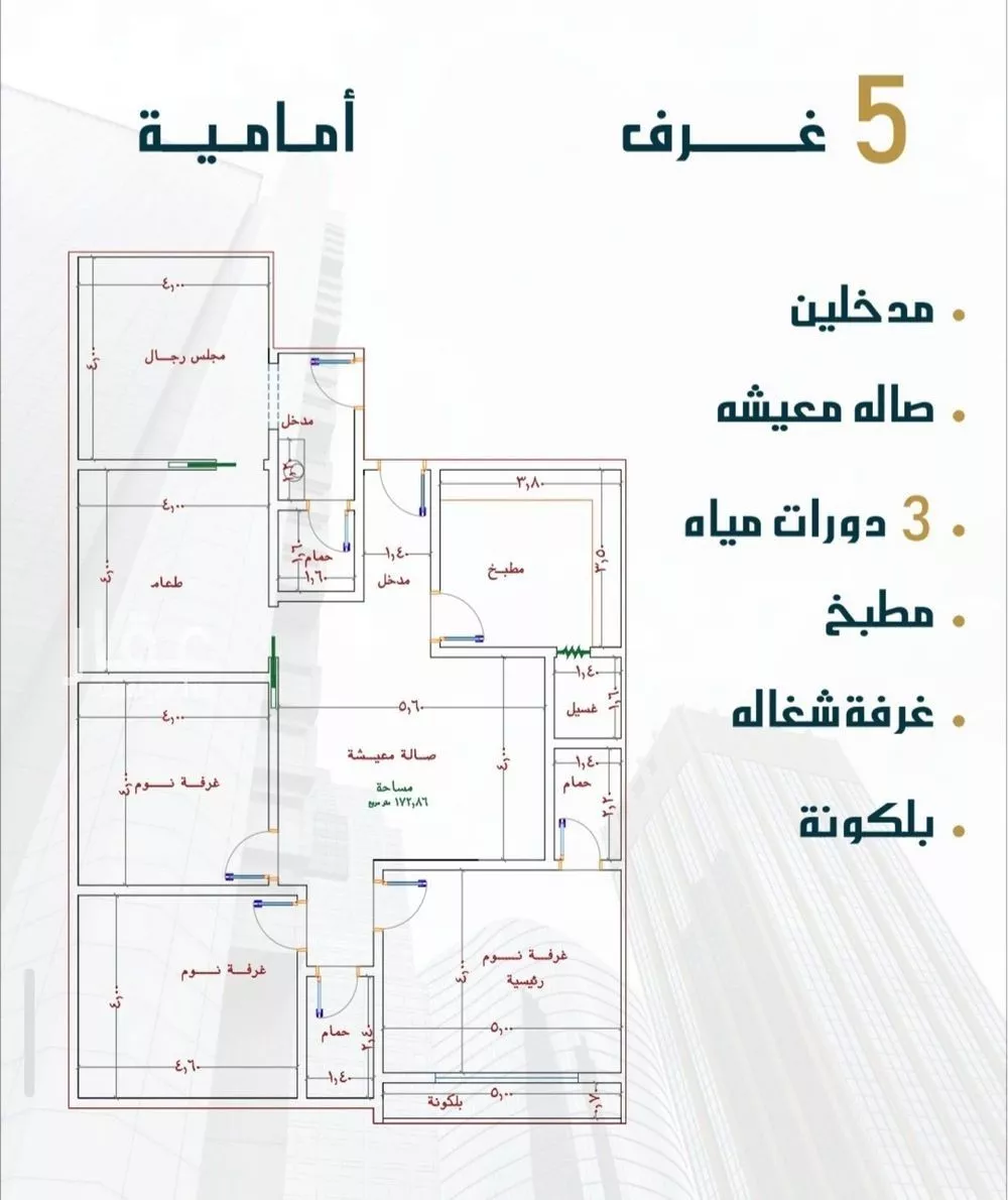 شقة للبيع في شارع الامير عبدالمجيد, حي الصواري, مدينة جدة, منطقة مكة المكرمة 1 صورة