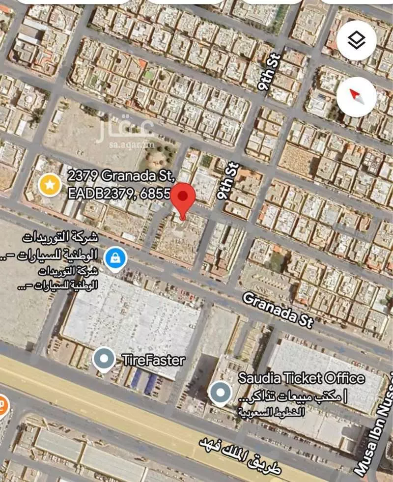 أرض للبيع في شارع مروان بن معاوية, حي الراكة الجنوبية, مدينة الخبر, المنطقة الشرقية 1 صورة