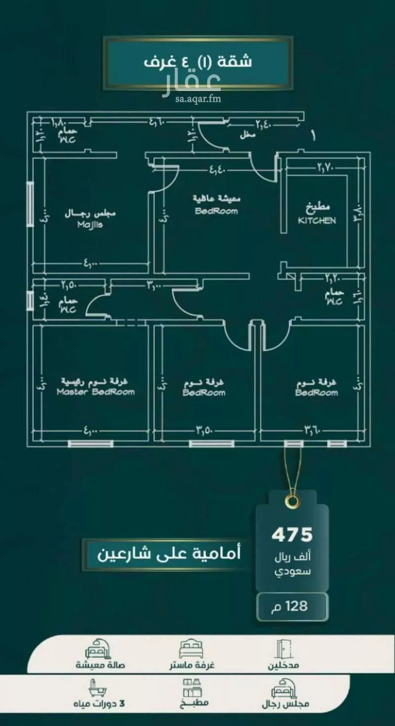 شقة للبيع في شارع ابن الحلاوي, حي الصفاء, مدينة جدة, منطقة مكة المكرمة 1 صورة