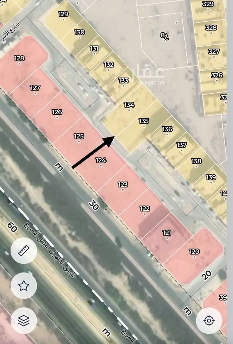 أرض للبيع في شارع الانشراح, حي الجوهرة, مدينة الجبيل, المنطقة الشرقية 1 صورة