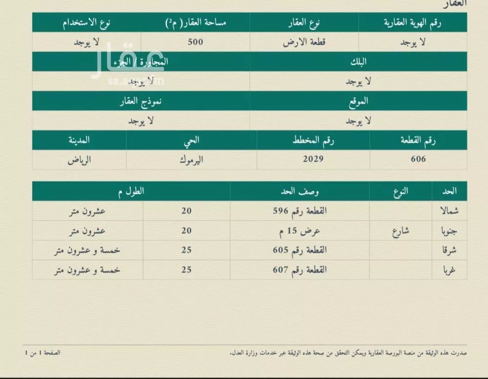 أرض للبيع في شارع المنتشر, حي اليرموك, مدينة الرياض, منطقة الرياض 1 صورة