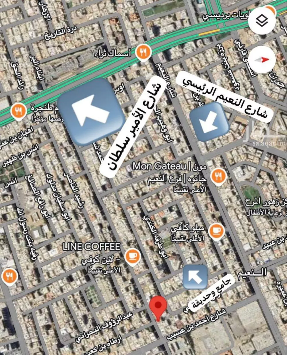 أرض للبيع في شارع محمد زيدان, حي النعيم, مدينة جدة, منطقة مكة المكرمة 1 صورة