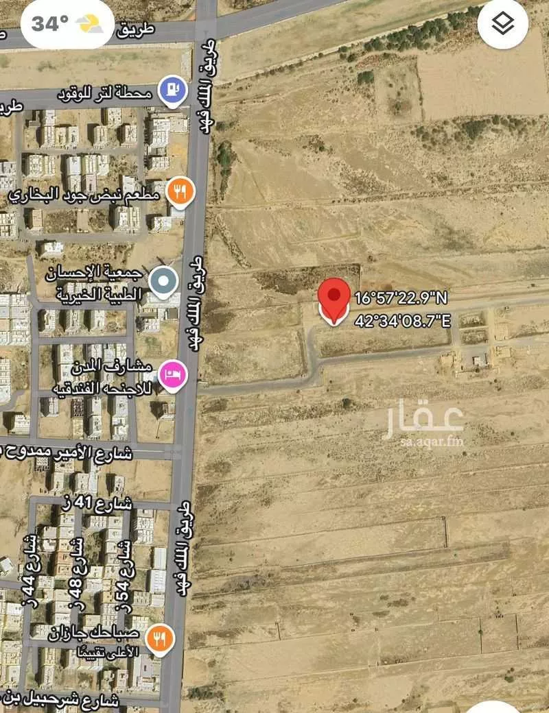 أرض للبيع في حي المحمدية 3, مدينة جازان, منطقة جازان 1 صورة