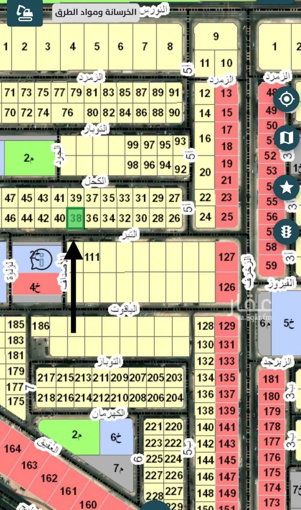 أرض للبيع في شارع التبر, حي الجوهرة, مدينة الدمام, المنطقة الشرقية 1 صورة