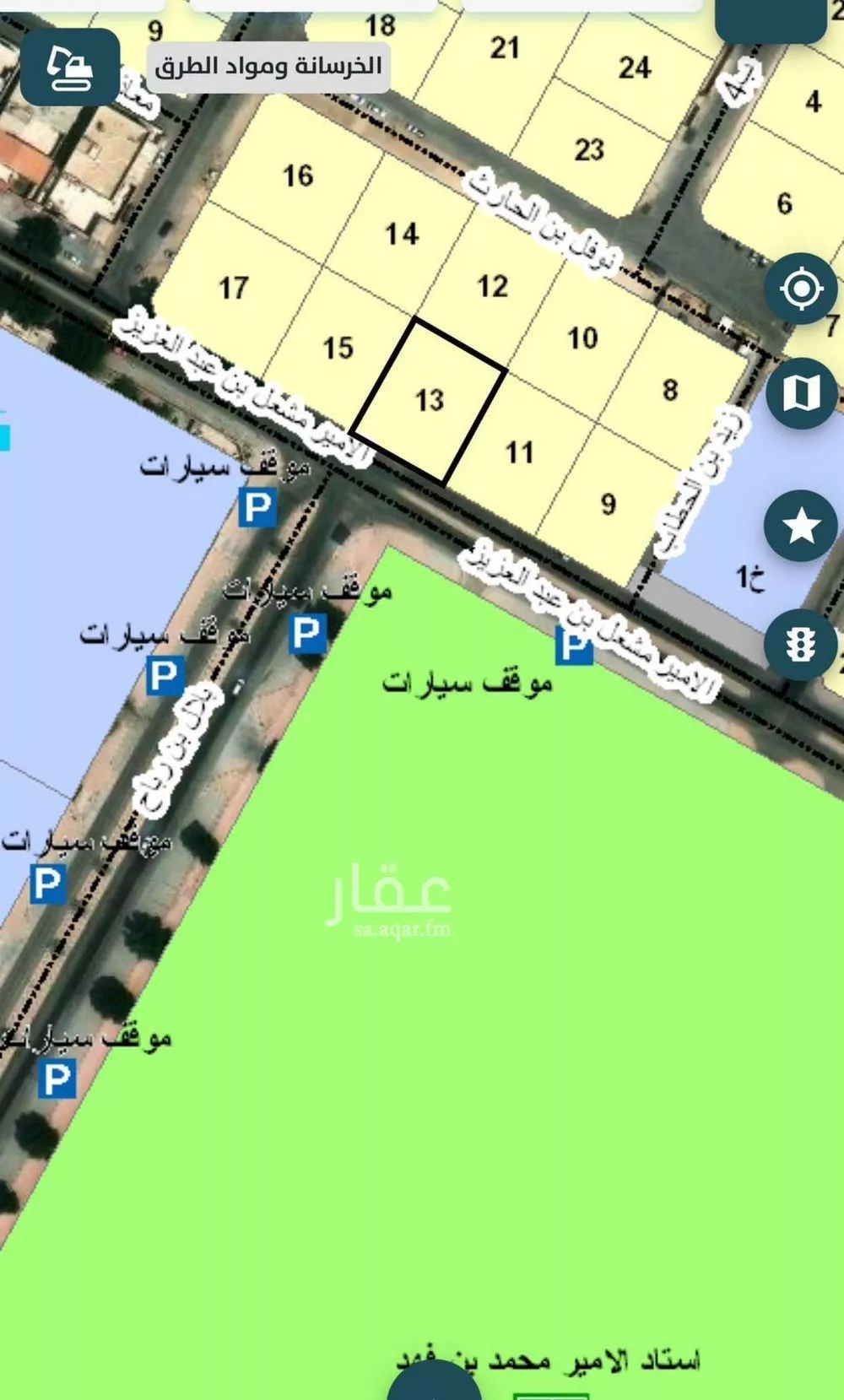 أرض للبيع في شارع الامير مشعل بن عبدالعزيز, حي الأمير محمد بن سعود, مدينة الدمام, المنطقة الشرقية 1 صورة