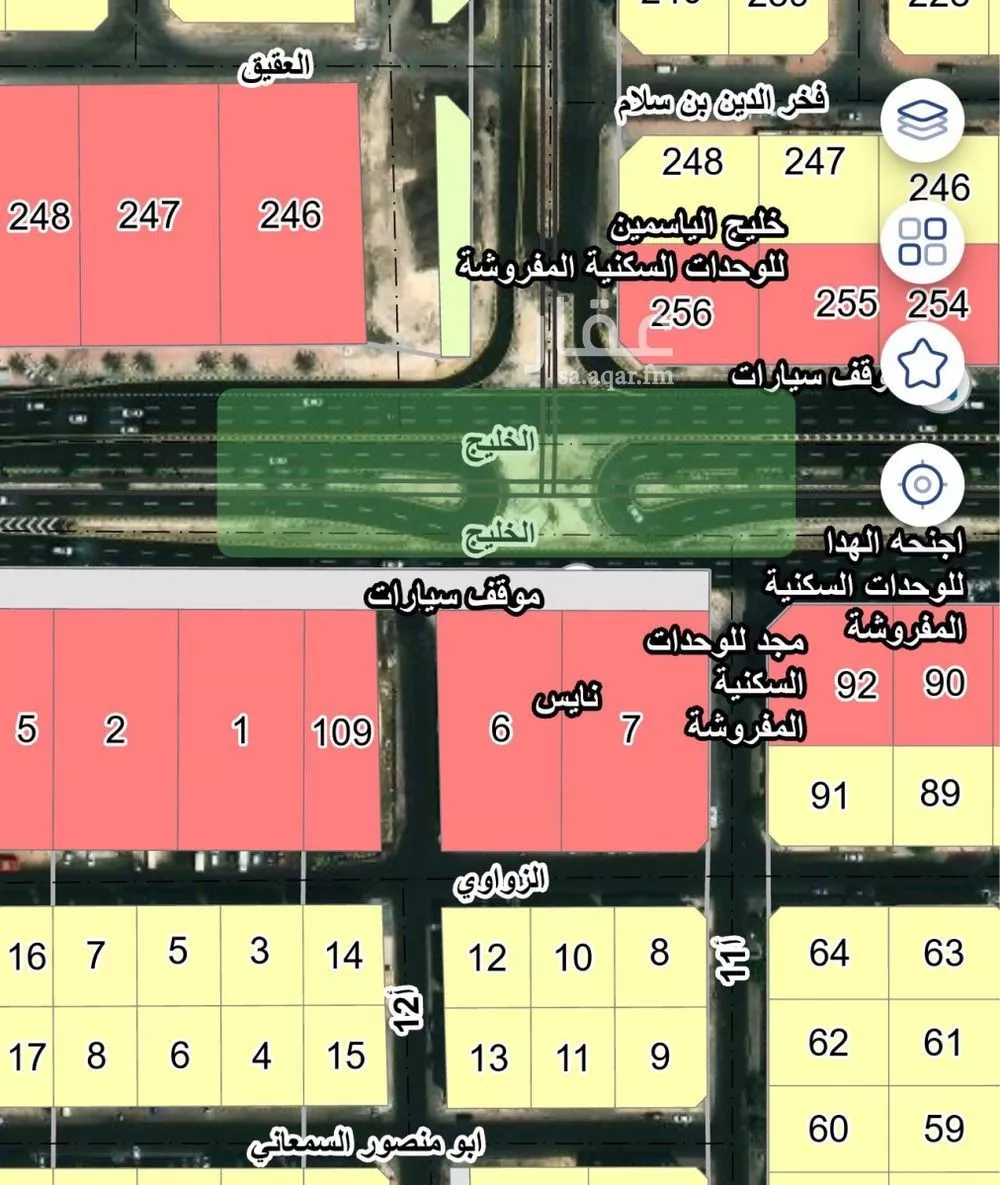 أرض للبيع في شارع بلال بن رباح, حي العزيزية, مدينة الدمام, المنطقة الشرقية 1 صورة