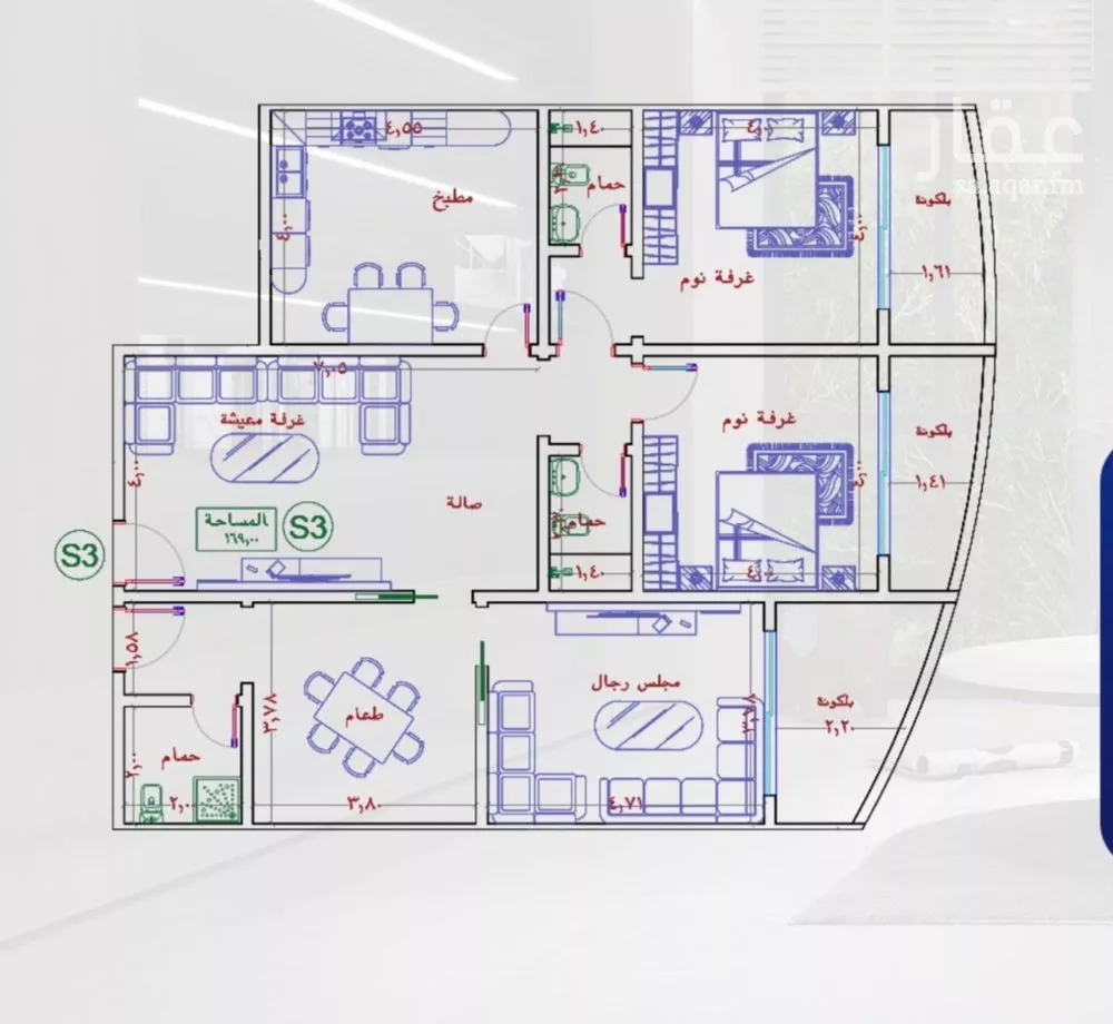 شقة للبيع في شارع أحمد بن عبد الرحمن الشهاب, حي الفيحاء, مدينة جدة, منطقة مكة المكرمة 1 صورة