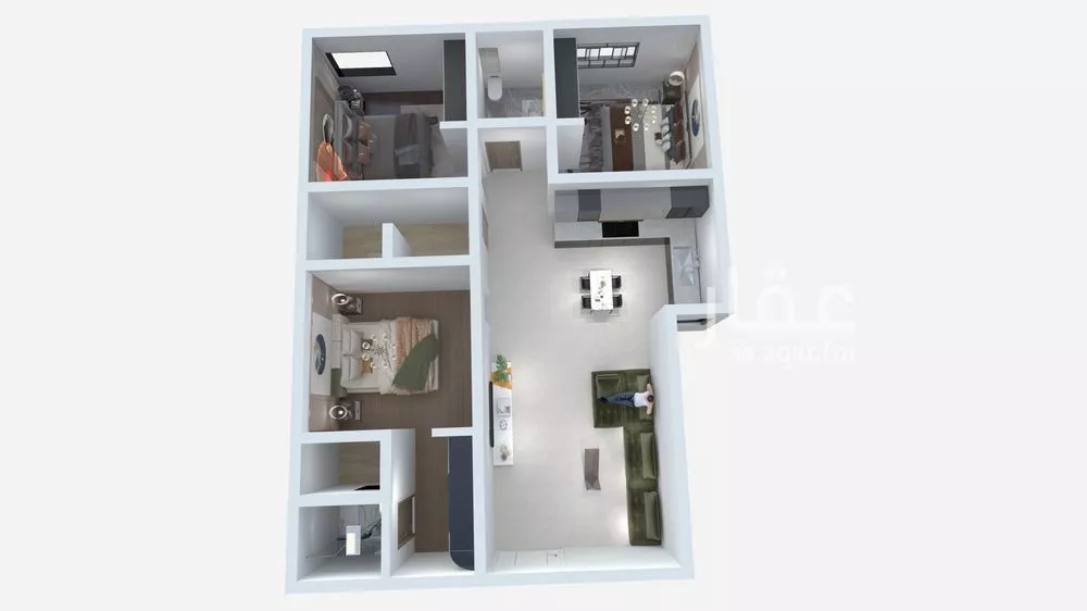 شقة للبيع في شارع سكاكا, حي الفيحاء, مدينة الرياض, منطقة الرياض 1 صورة