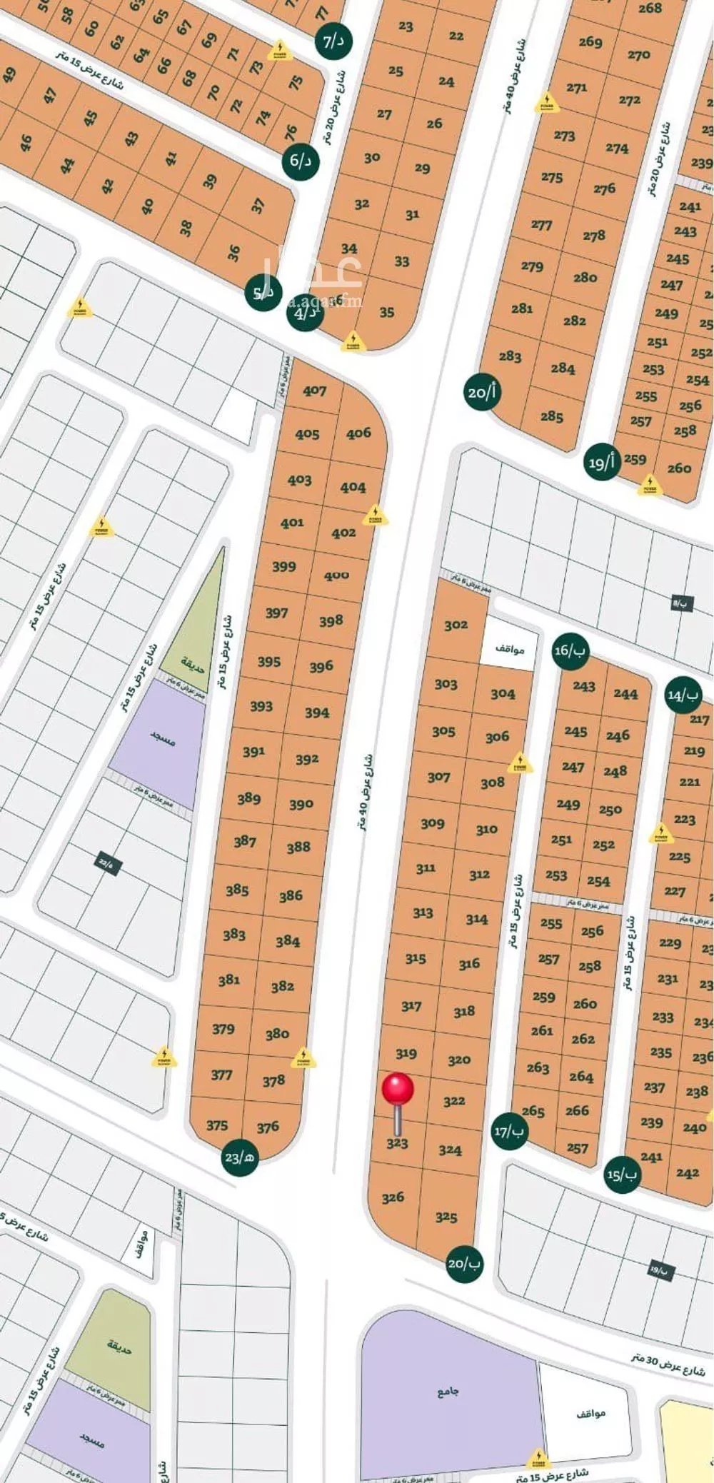 أرض للبيع في شارع عين الجوهرية, حي البدرية, مدينة الاحساء, المنطقة الشرقية 1 صورة