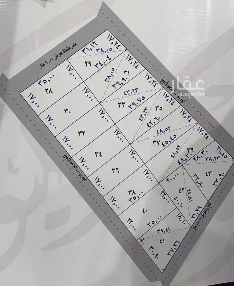 أرض للبيع في شارع 1622, حي الليوان, مدينة بريده, منطقة القصيم 1 صورة