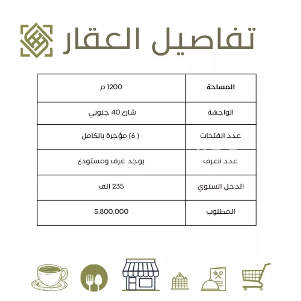 عمارة للبيع في شارع ينبع, حي ظهرة لبن, مدينة الرياض, منطقة الرياض 1 صورة