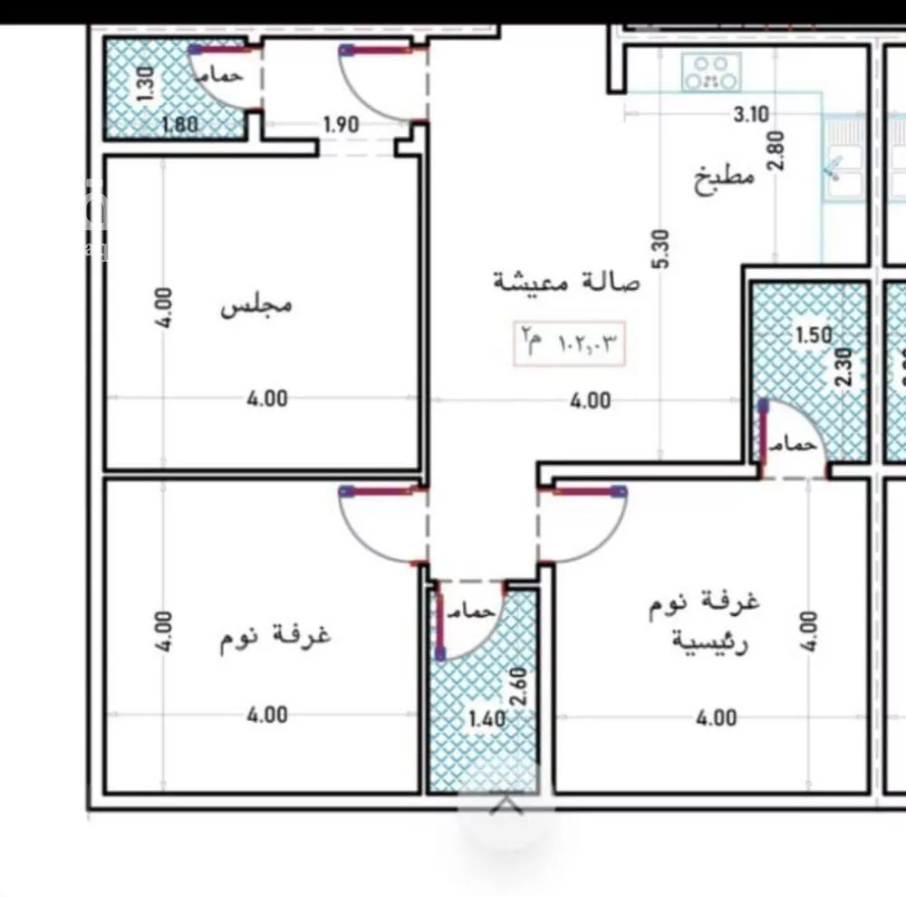 شقة للبيع في شارع الواحة, حي الواحة, مدينة جدة, منطقة مكة المكرمة 1 صورة