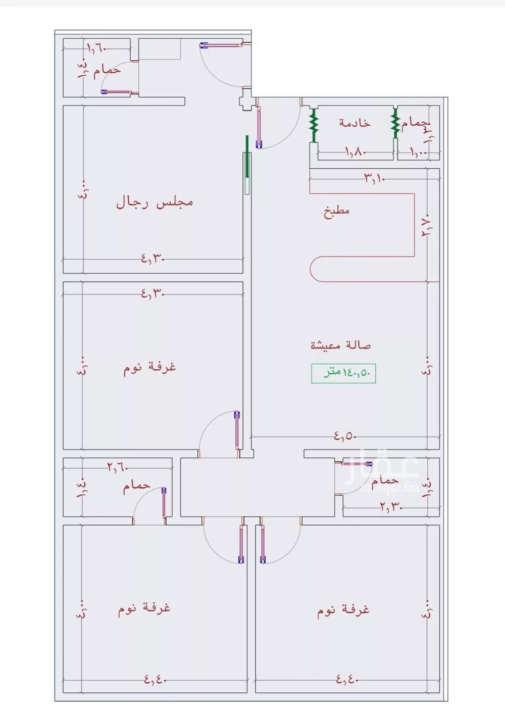 شقة للبيع في شارع عمر الخردلي, حي الجامعة, مدينة جدة, منطقة مكة المكرمة 1 صورة