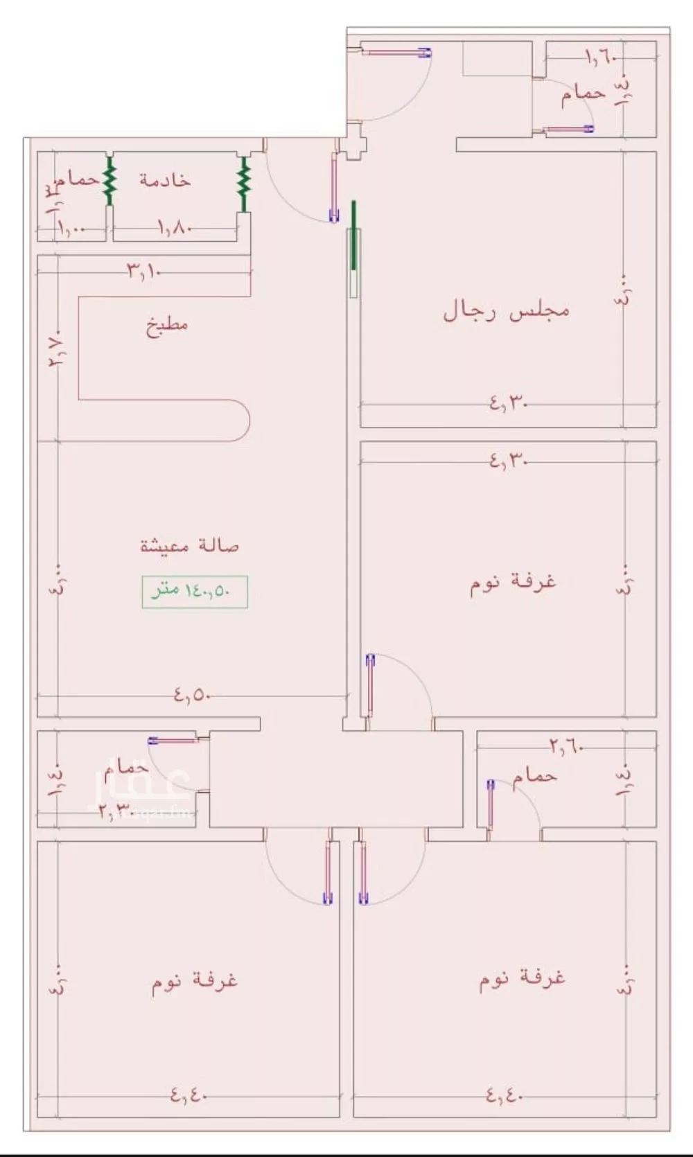 شقة للبيع في شارع عمر الخردلي, حي الجامعة, مدينة جدة, منطقة مكة المكرمة 1 صورة