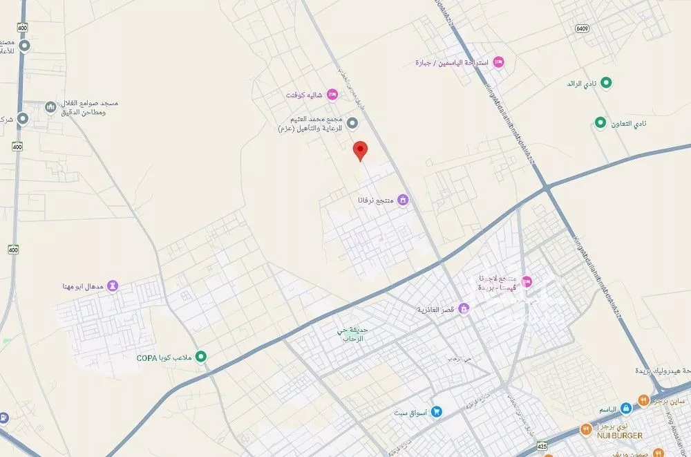 أرض للبيع في شارع الشقه العليا 1066, حي التوفيق, مدينة بريدة, منطقة القصيم 1 صورة