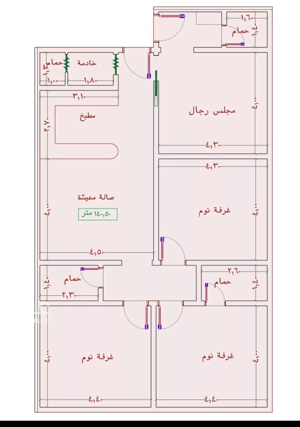 شقة للبيع في شارع عمر الخردلي, حي الجامعة, مدينة جدة, منطقة مكة المكرمة 1 صورة