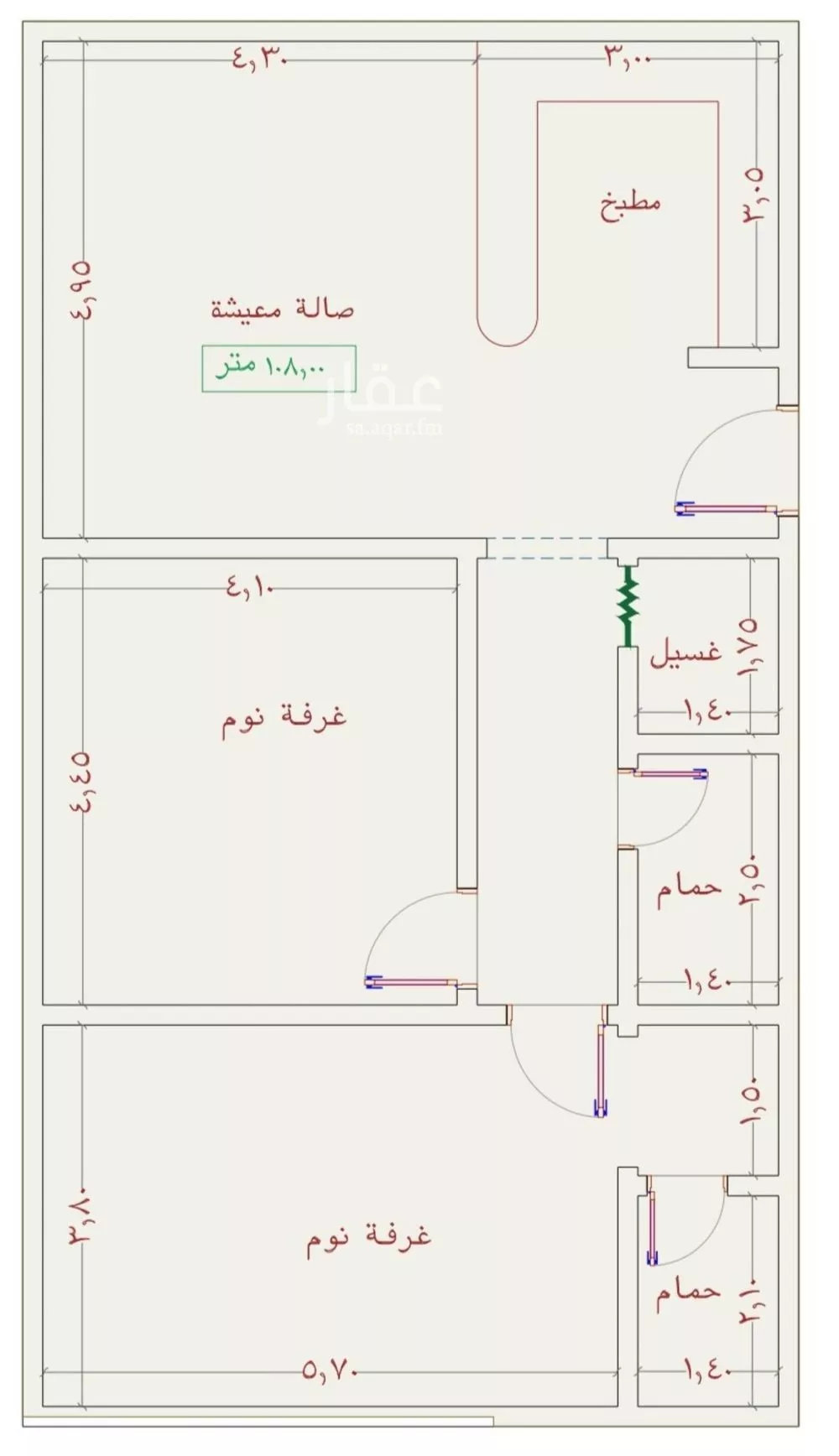 شقة للبيع في شارع عمر الخردلي, حي الجامعة, مدينة جدة, منطقة مكة المكرمة 1 صورة