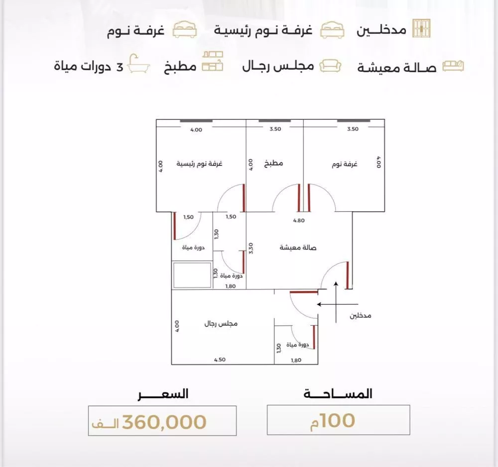 شقة للبيع في شارع أحمد بن طلحه, حي الصفاء, مدينة جدة, منطقة مكة المكرمة 1 صورة