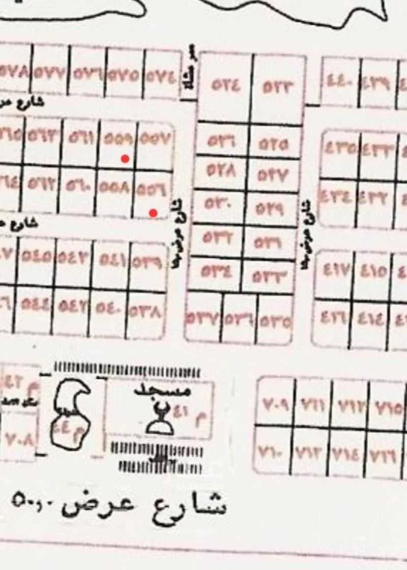 أرض للبيع في شارع محمد زهر, حي الياسمين, مدينة تبوك, منطقة تبوك 1 صورة