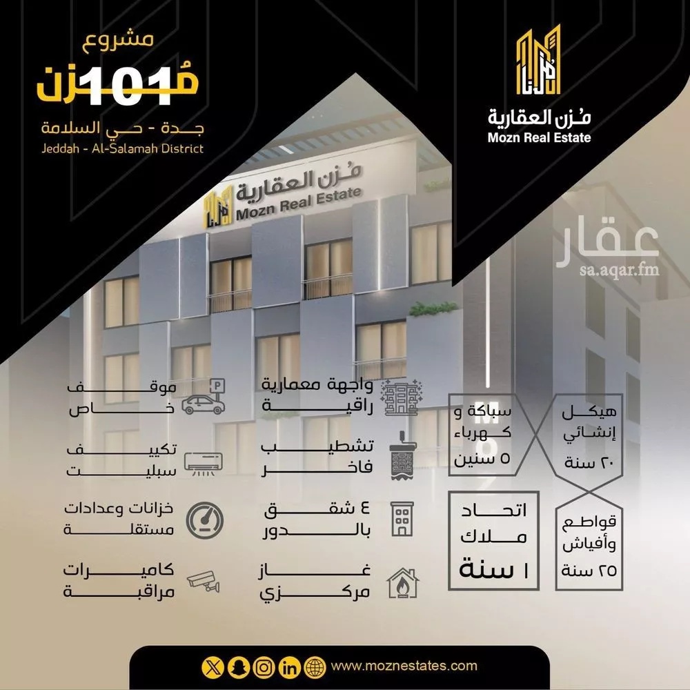 شقة للبيع في شارع مناره المروه, حي السلامة, مدينة جدة, منطقة مكة المكرمة 1 صورة