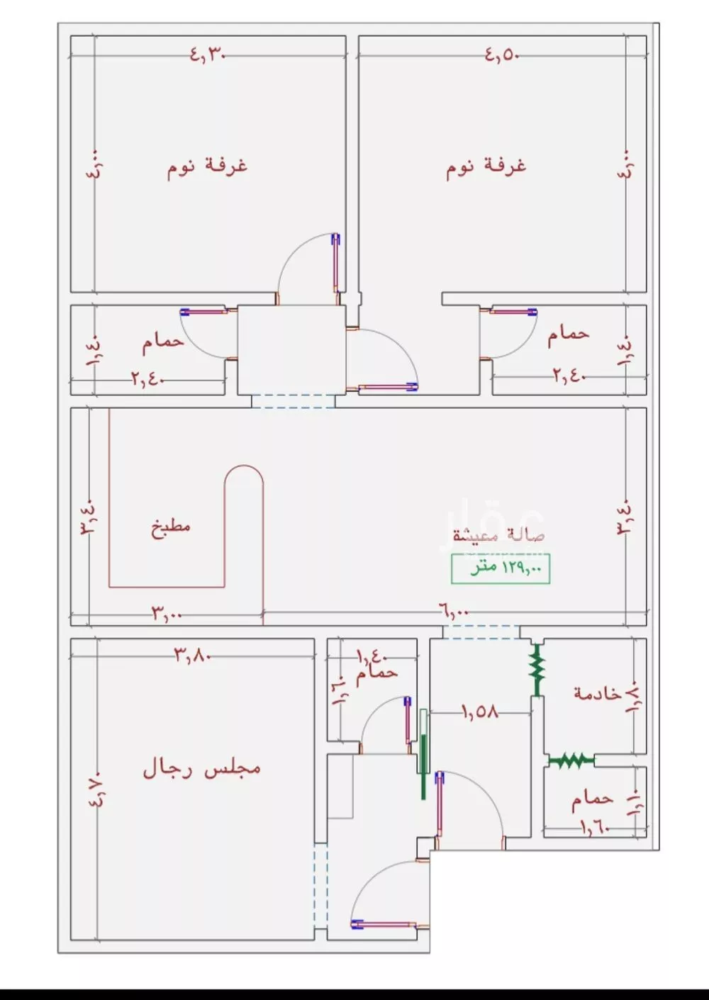 شقة للبيع في شارع عمر الخردلي, حي الجامعة, مدينة جدة, منطقة مكة المكرمة 1 صورة