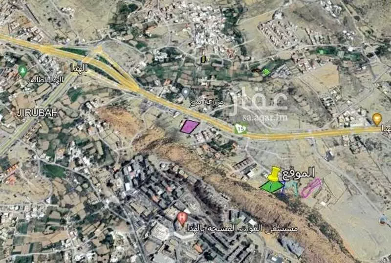 أرض للبيع في حي الهدا, مدينة امارة منطقة مكة المكرمة - الطائف, منطقة مكة المكرمة 1 صورة
