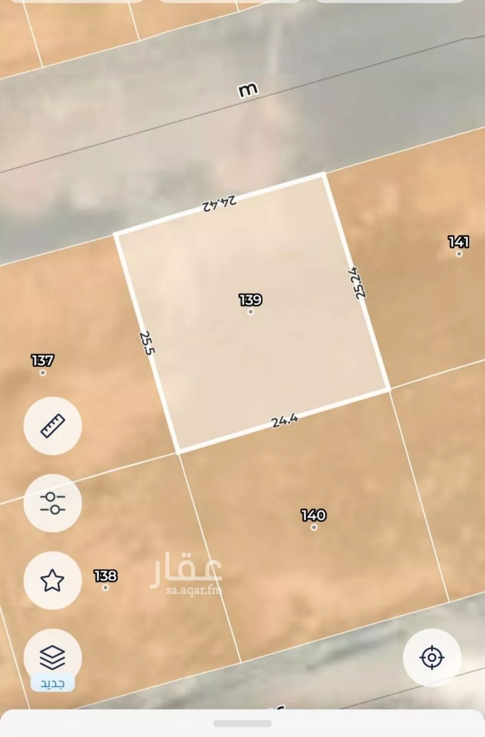 أرض للبيع في شارع سعيد بن يربوع, حي الجصة, مدينة المدينه المنوره, منطقة المدينة المنورة 1 صورة
