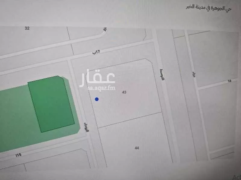 أرض للبيع في حي الجوهرة, مدينة الخبر, المنطقة الشرقية 1 صورة