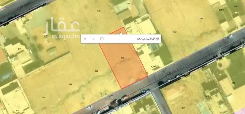 أرض للبيع في حي الحزم, مدينة بريده, منطقة القصيم 1 صورة