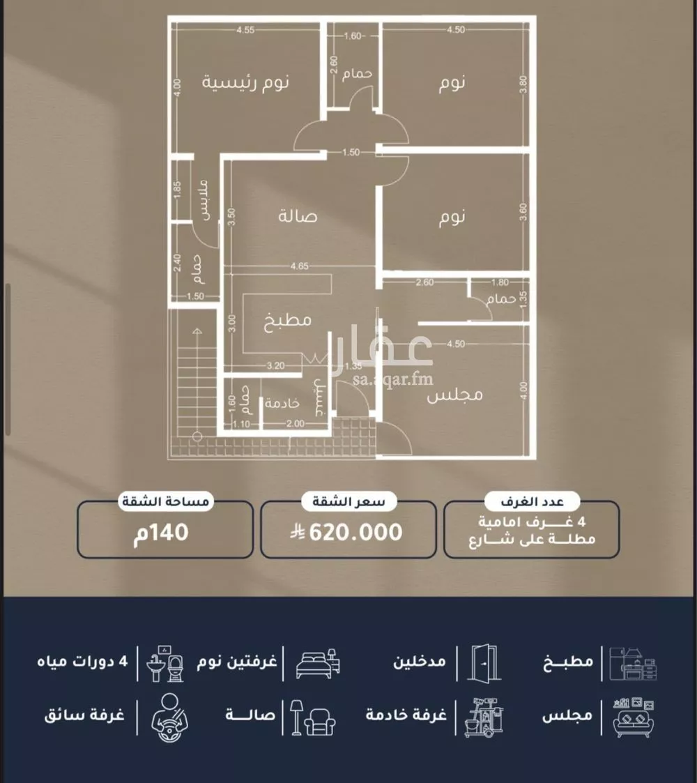 شقة للبيع في شارع عبدالله بن خازم, حي الصفاء, مدينة جدة, منطقة مكة المكرمة 1 صورة
